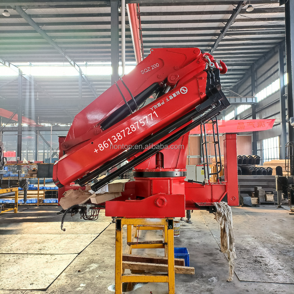 3.2 4 6 8 10 12 14 15 16 25 30Ton Small Knuckle Boom Lift Hydraulic Telescopic Folding Cranes for Truck in Philippines