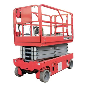 6m 500kg Cheapest mobile aerial scissor lift platform building window cleaning lift