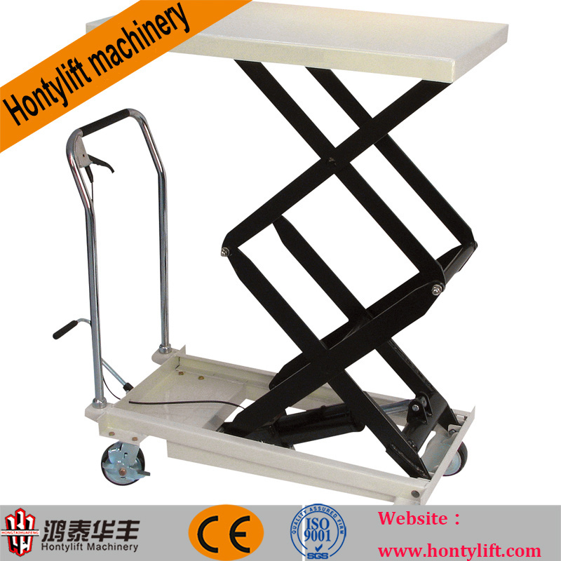 foldable hand trolley manual small platform lift electrical mini scissor lift