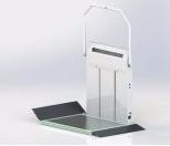 Disability platform lift for wheelchair platform lift with ramp