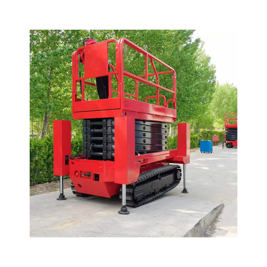 2023 New Mobile self-propelled aerial work platform tracked electric scissor lift