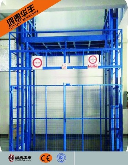 China Factory direct sale Widely used cargo elevator guide rail machine outdoor lift elevators