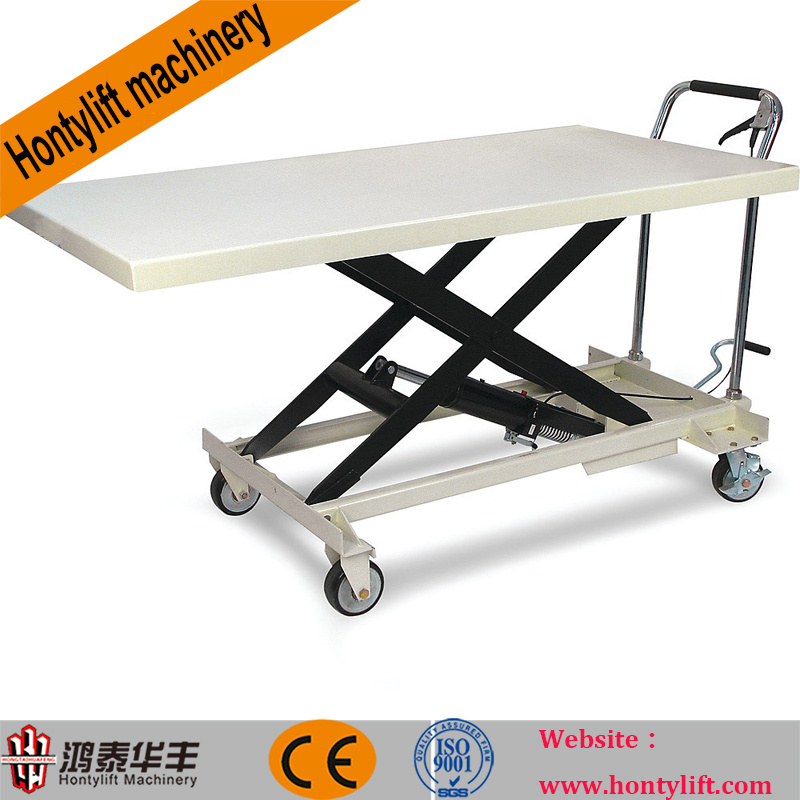 foldable hand trolley manual small platform lift electrical mini scissor lift