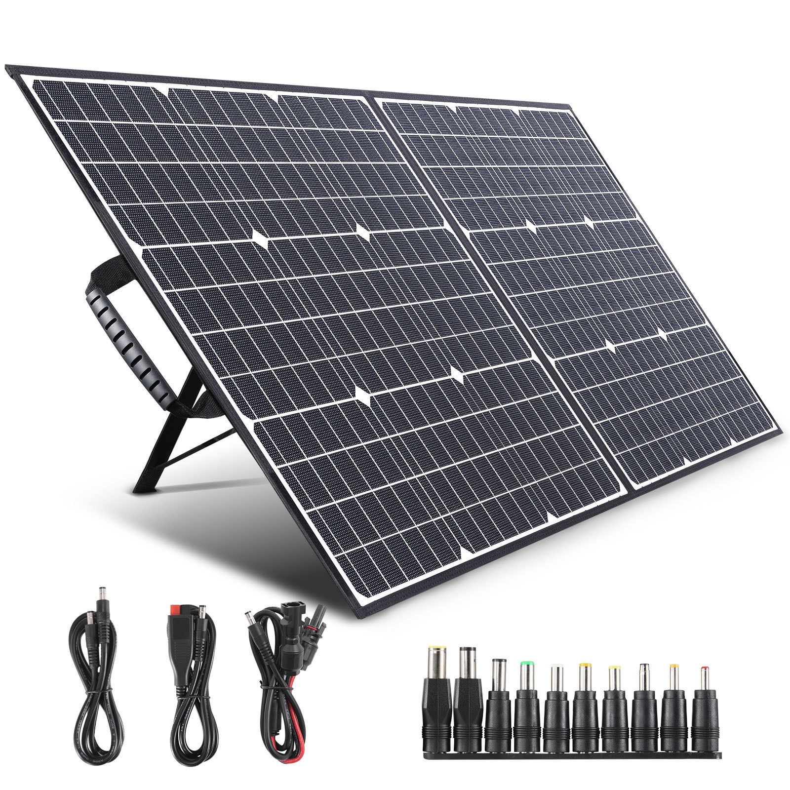 100 Watt Foldable Solar Panel Quick Charge USB QC3.0 Type-C PD 60W  DC 18V Output 100W Portable Solar charger Panel