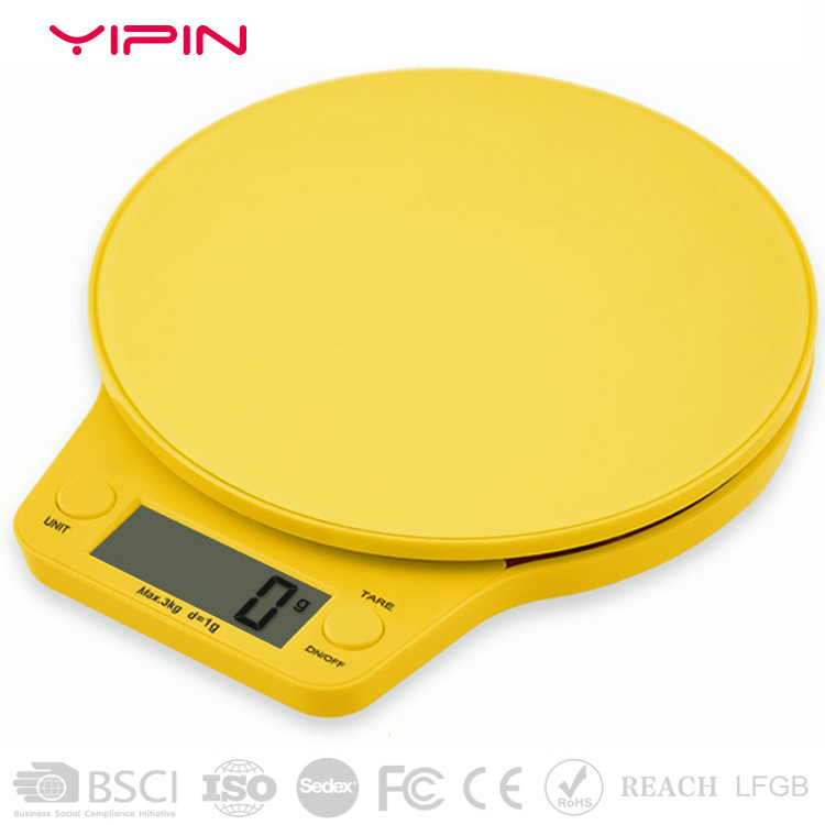 Manual electronic kitchen scale for food weighing digital food scale