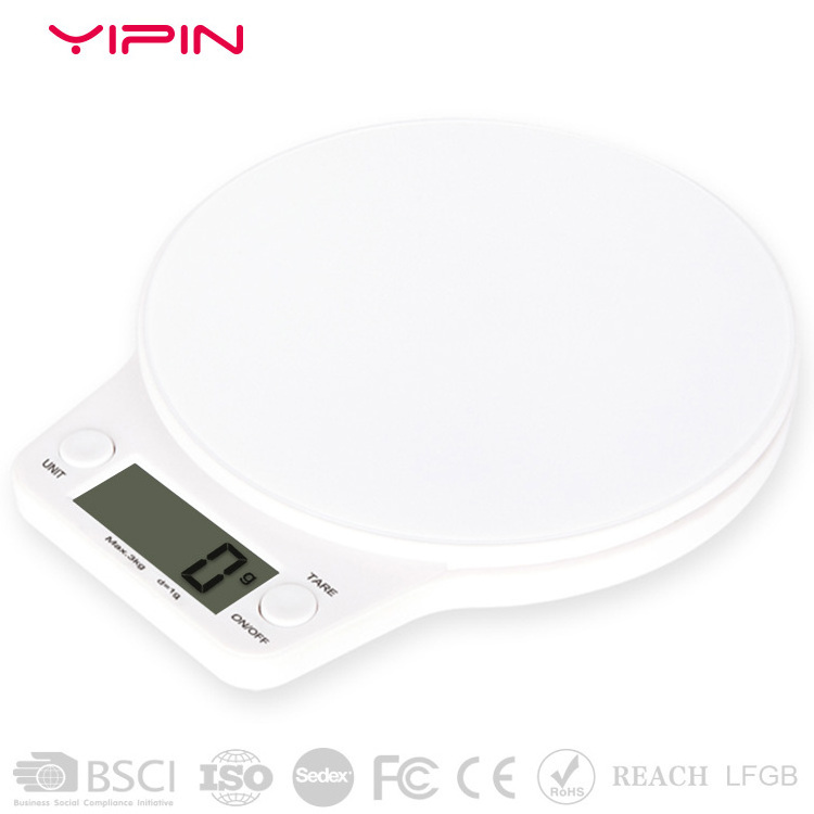 Manual electronic kitchen scale for food weighing digital food scale