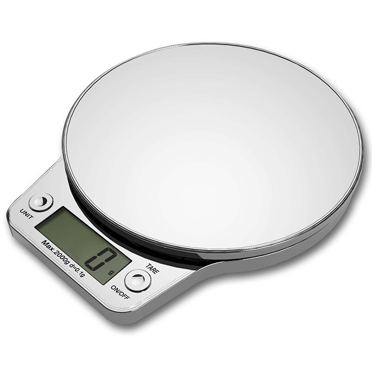 Manual electronic kitchen scale for food weighing digital food scale