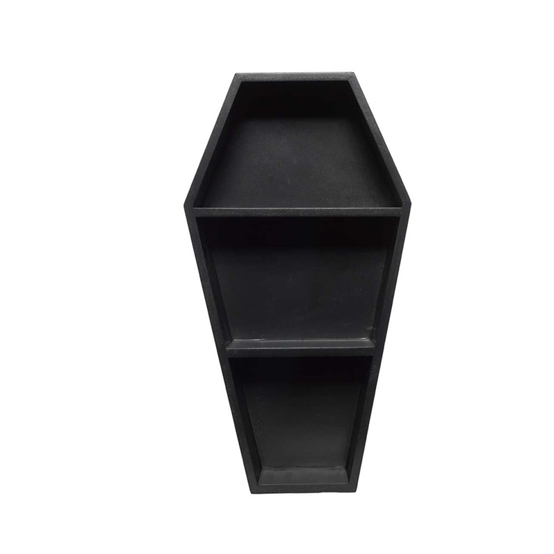 Source of customized wooden coffin shelf and wooden wall shelf display stand OEM service of wood product one-stop source factory