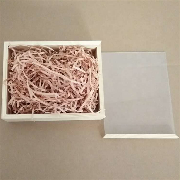 Small Wholesale Unfinished Pine Wood Doll Packaging Clear Box with Slide Top Glass Lid