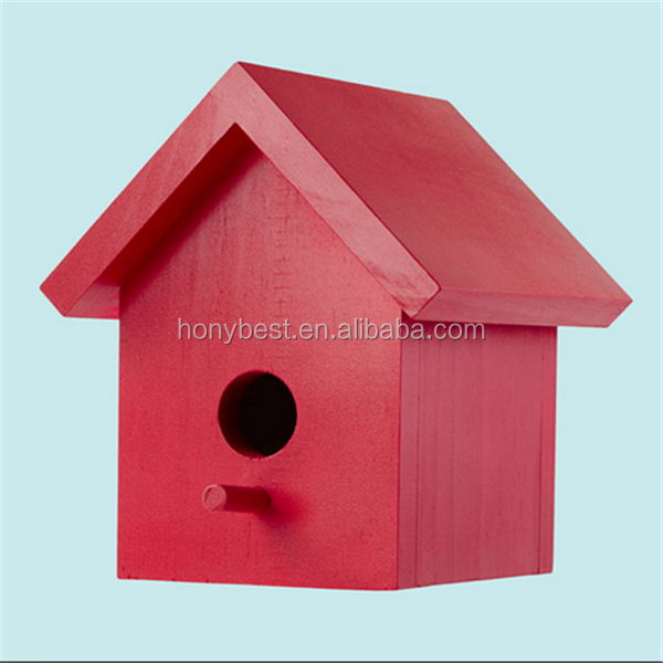 Hand Paint Garden Decorative Wood Bird Cage Houses