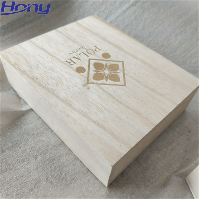 Small Bulk Unfinished Wooden Jewelry Box,Natural Paulownia Treasure Chest with Lid and Custom Logo for Keepsakes,Collectibles