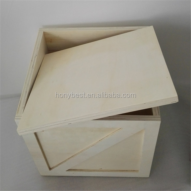 Vintage mini Wood Crates Packaging Shipping Box,Low MOQ Plywood Storage Crate Gift with Lids and Custom Prints