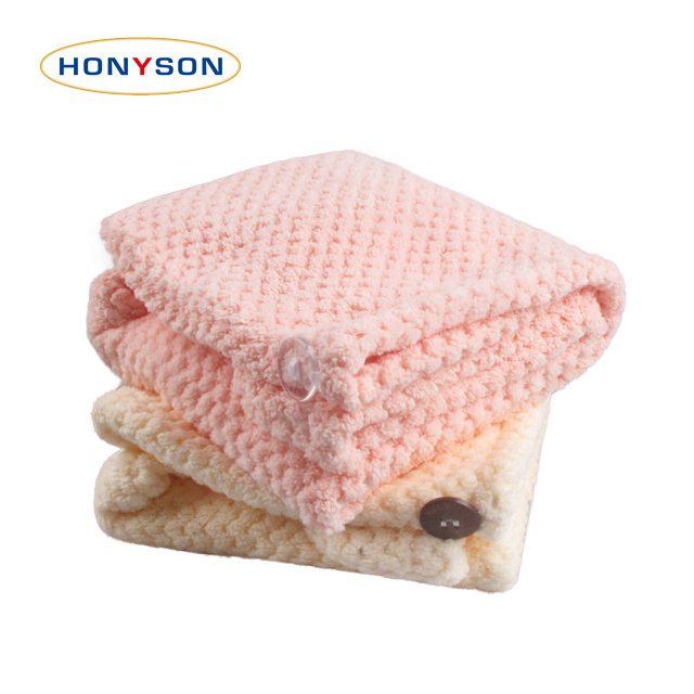 Microfiber Waffle Weave Spa Salon Hair Wrap Towel turban waffle towels