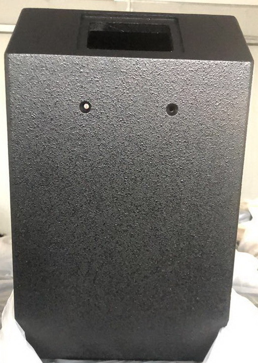 DUAL 10 INCH EMPTY PAINTED SPEAKER BOX