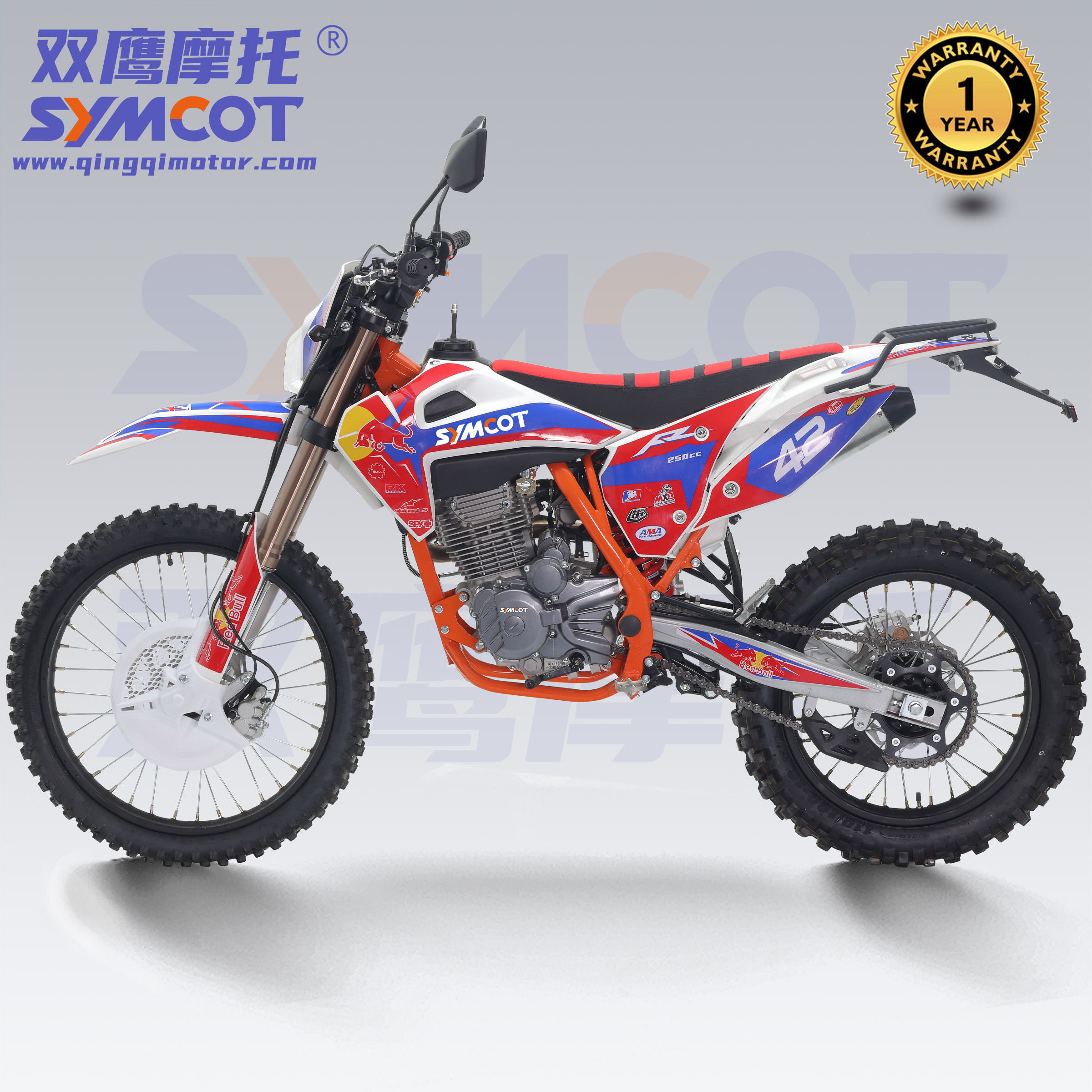 CRX250 249cc zs CB250-F engine cross offroad motorcycle Husvarna type dirt bike disc brake revert front shock professional bike