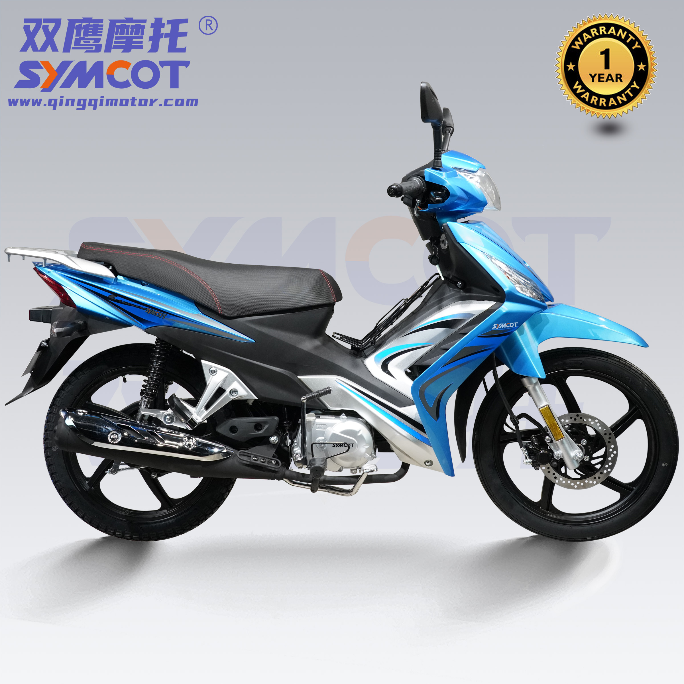 New HJ110-3 49cc 110cc 125cc super cub motorcycle 2022 underbone hondass type scooter digital meter horizontal engine zs110 red