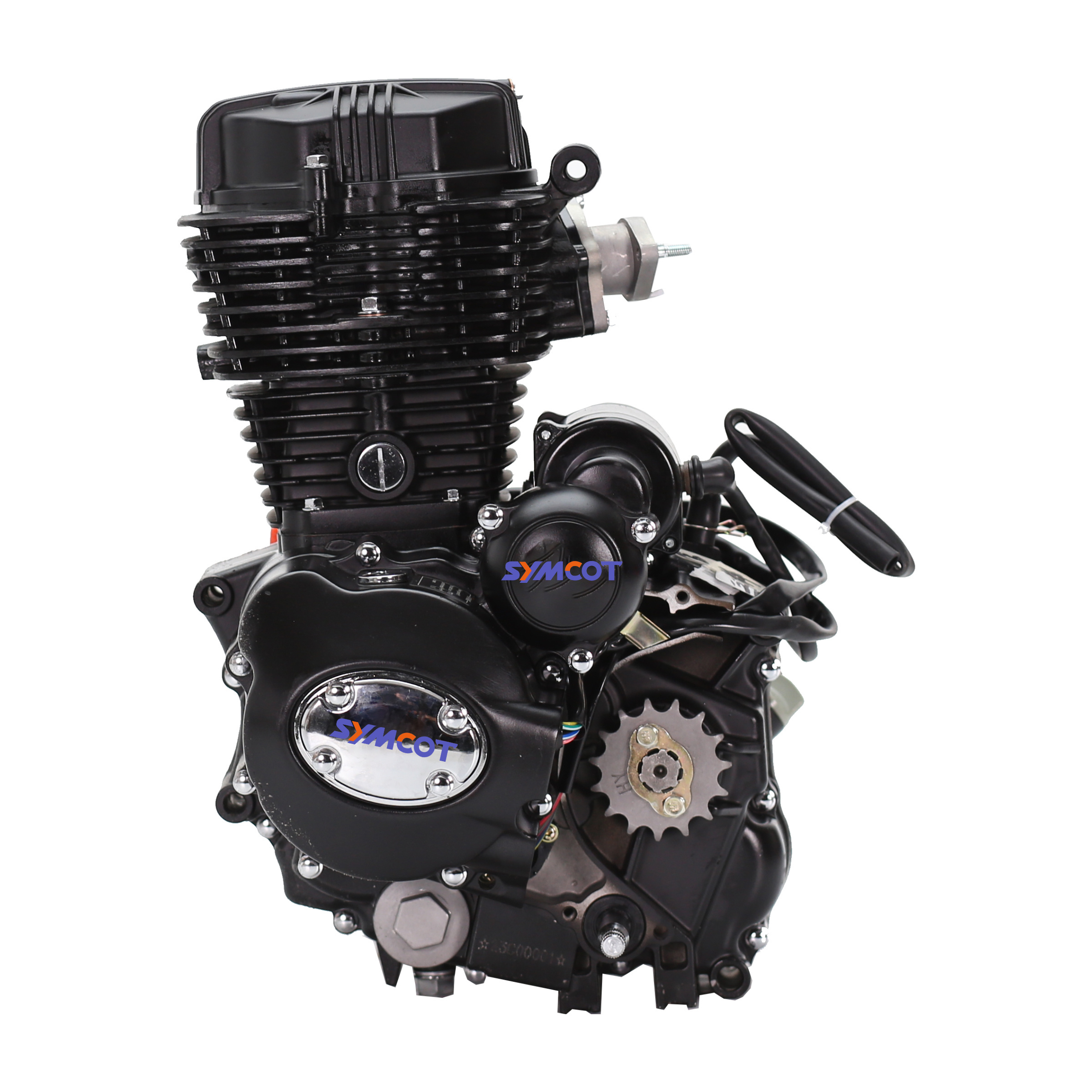 SYMCOT Engine Air- Cooling for Motorcycle TWO Wheel  150cc 200cc 250cc  BLACK  4-STROKE CG ENGINE