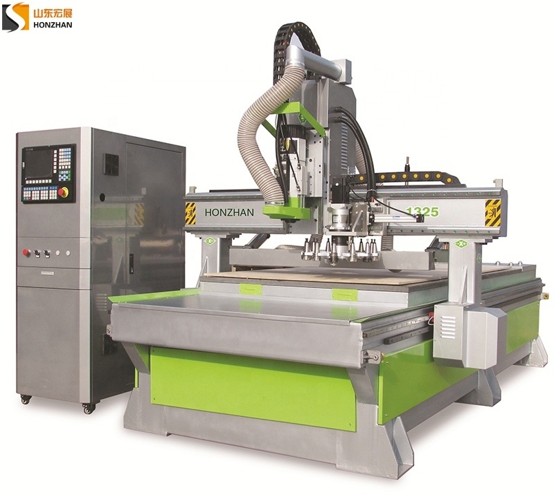 Upgraded Popular brand HONZHAN wood cnc router use ATC spindle motor for cutting 18mm panel board