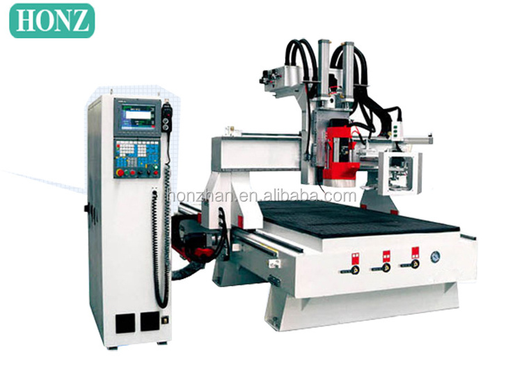 Good quality China Italy HSD 9KW spindle ATC CNC 1325 wood cutting machine