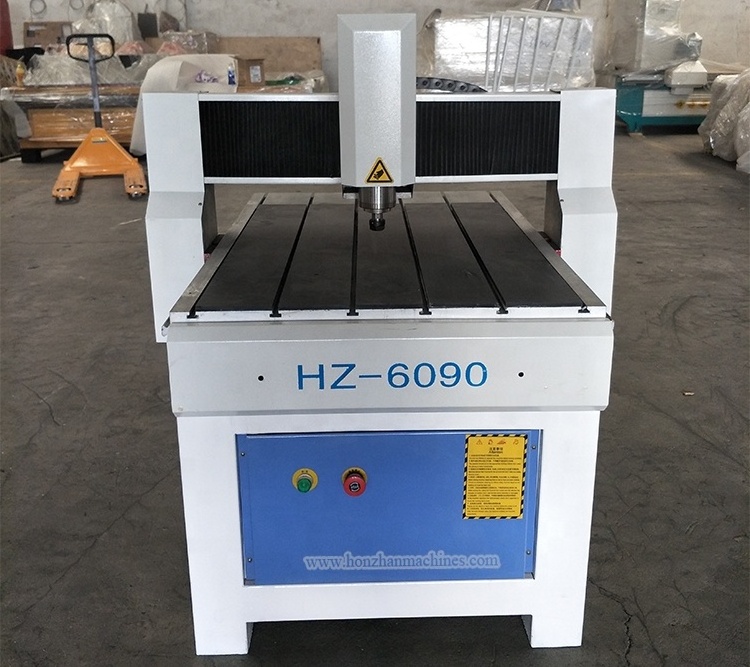 Good quality High precision jade carving machine / cnc router HZ-R6090 use 1.5KW spindle