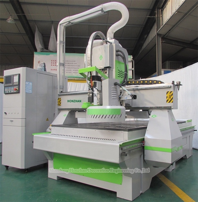 Upgraded Popular brand HONZHAN wood cnc router use ATC spindle motor for cutting 18mm panel board