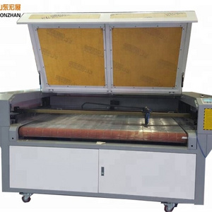 Honzhan high productivity! large size 1600*1000mm 80W textile fabric canvas laser cutting machine for making shoes