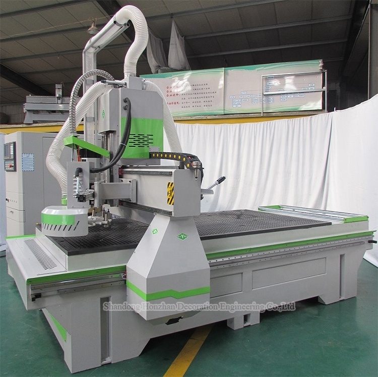 Upgraded Popular brand HONZHAN wood cnc router use ATC spindle motor for cutting 18mm panel board