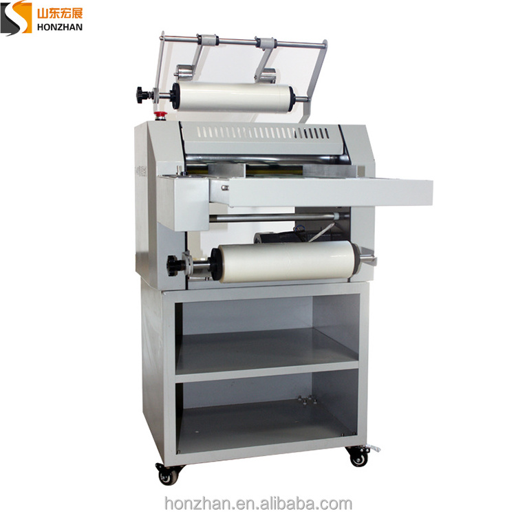 Hot sale single-sided roll laminator hot stamping machine for paper book magazine poster postcard laminating