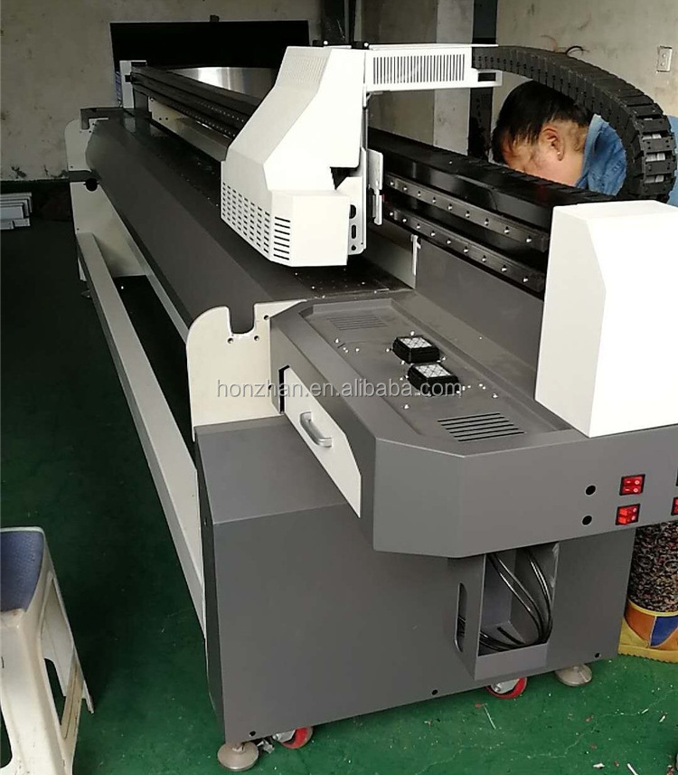 Good quality Multicolor colour page and Inkjet printer DX5 head 10ft 3.2m large format UV roll to roll printer