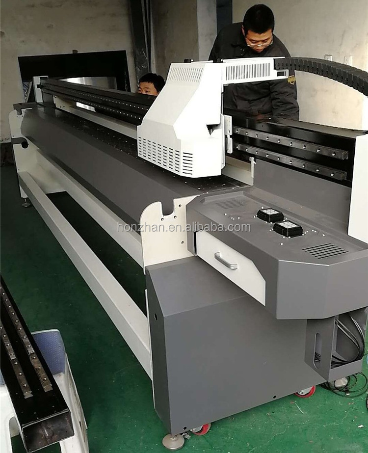 Good quality Multicolor colour page and Inkjet printer DX5 head 10ft 3.2m large format UV roll to roll printer