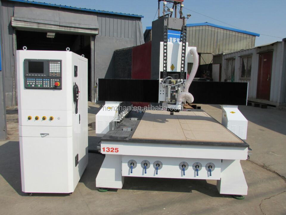 Good quality China Italy HSD 9KW spindle ATC CNC 1325 wood cutting machine