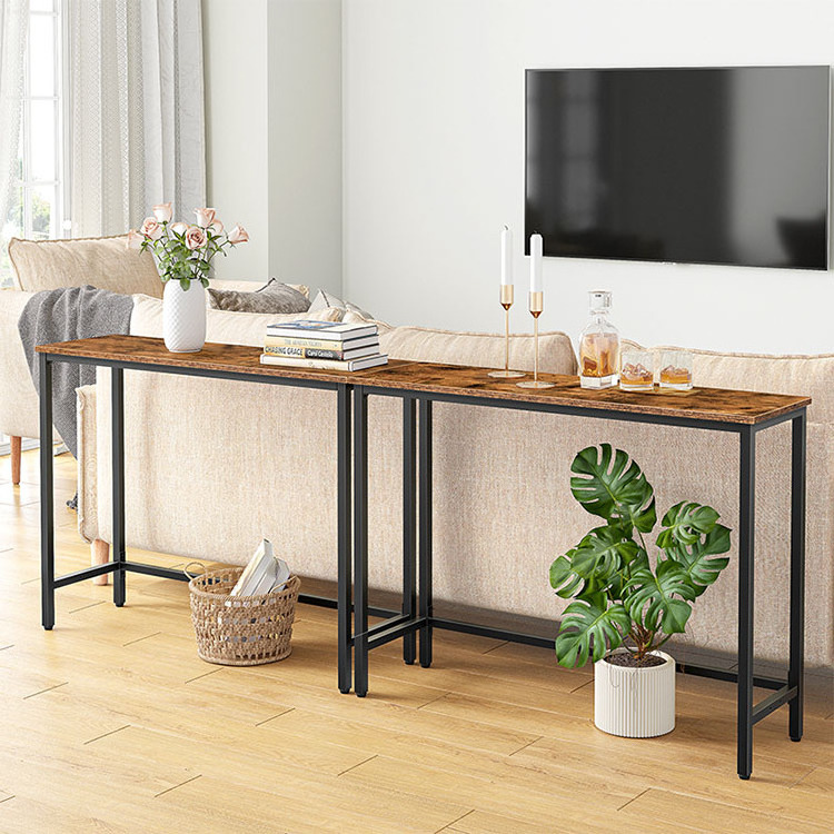 Wholesale Narrow Console Table Slim Behind Sofa Couch Table,Thin Entryway Tables, Skinny Hallway Tables