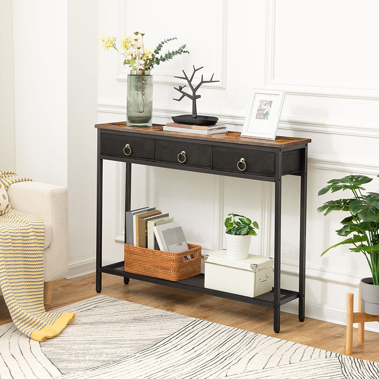 Wholesale Console Table with Storage Narrow Sofa Table with Drawer Entryway Table for Living Room Hallway