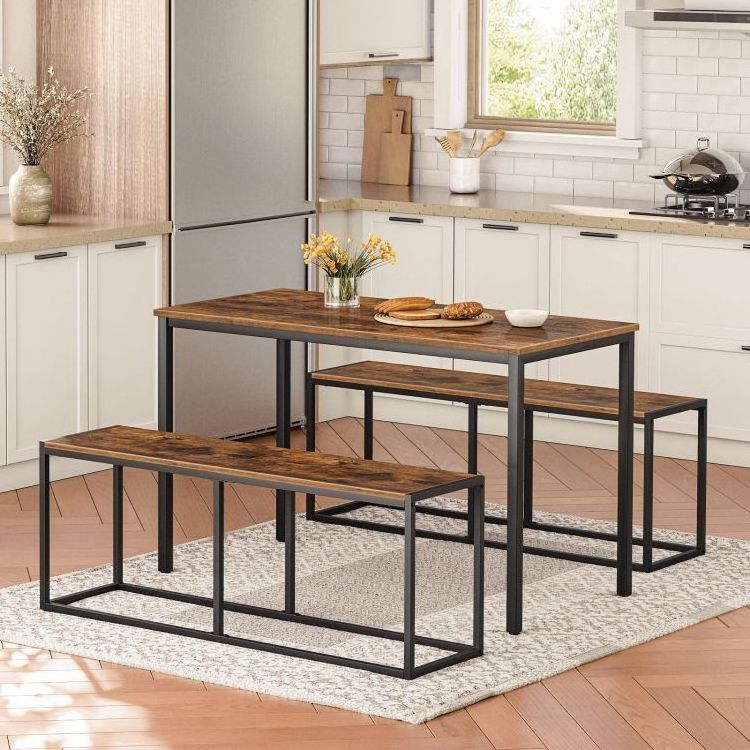 Wholesale Dining Bench Industrial Style Bar Table Bench for Dining Room