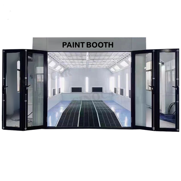 Inner size 10m*4.6m*3.2m Luxury Auto Spray Booth Electric/Diesel Heating  Car/Light truck spray booth Paint Oven for car and van