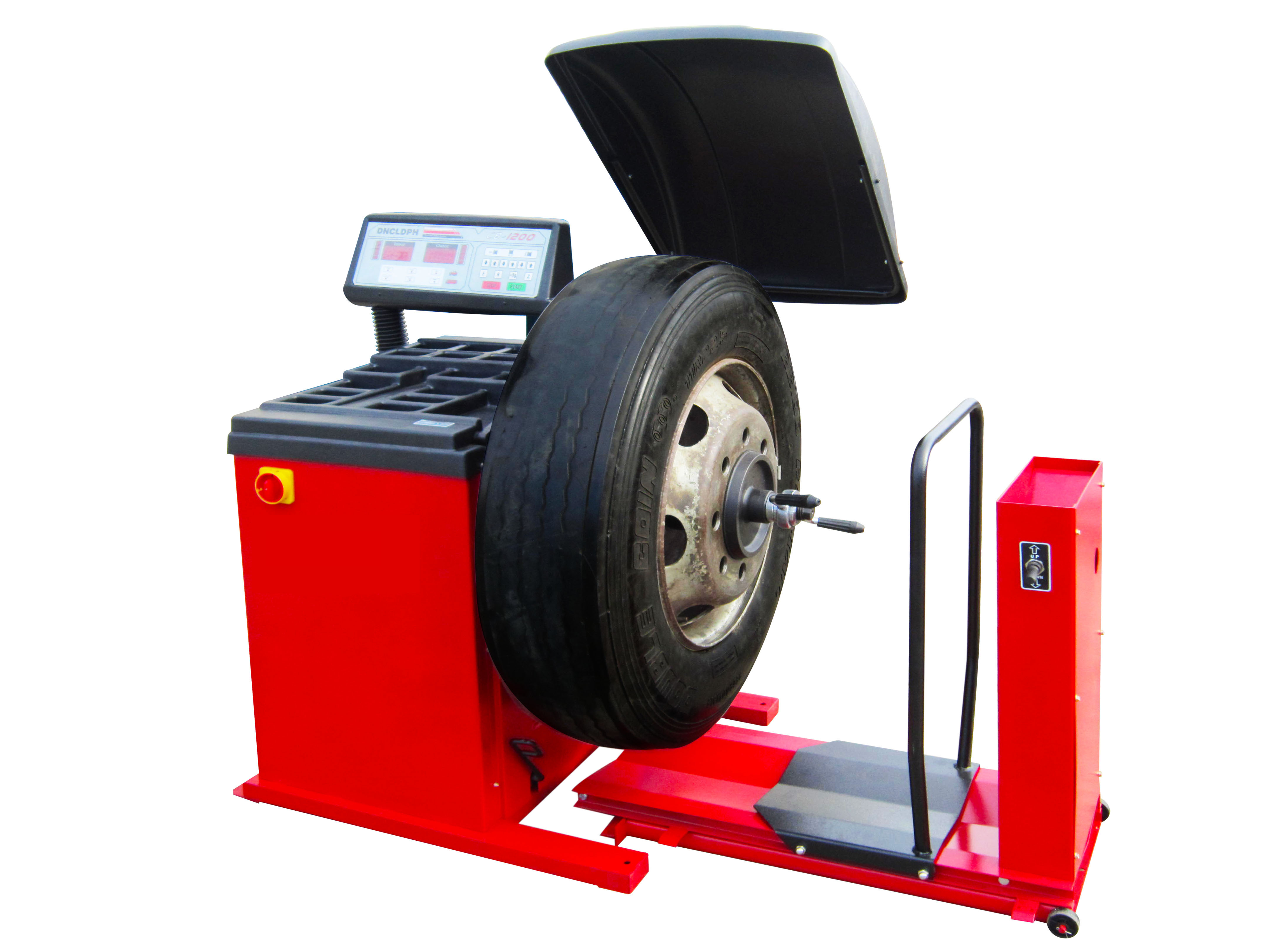 Truck wheel balancer with CE Rim range 12