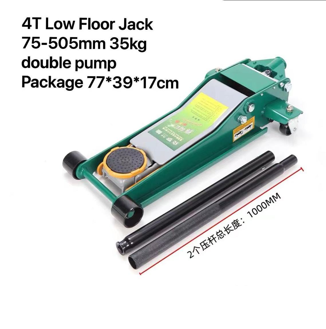 Work shop 3t/4t/5t Floor Jack for car repair Double pump hydraulic Foor Jack