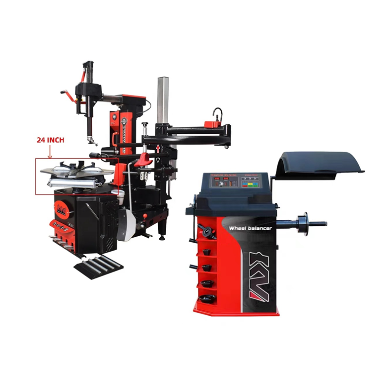 Automatic Lean Back Tyre Changer and wheel balancer machine Tire changing machine