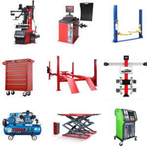 Garage Car repair Equipment Combos Tyre Changer Wheel Balancer Car Lifter 3D Wheel alignment Tools Cabinet Air Compressor