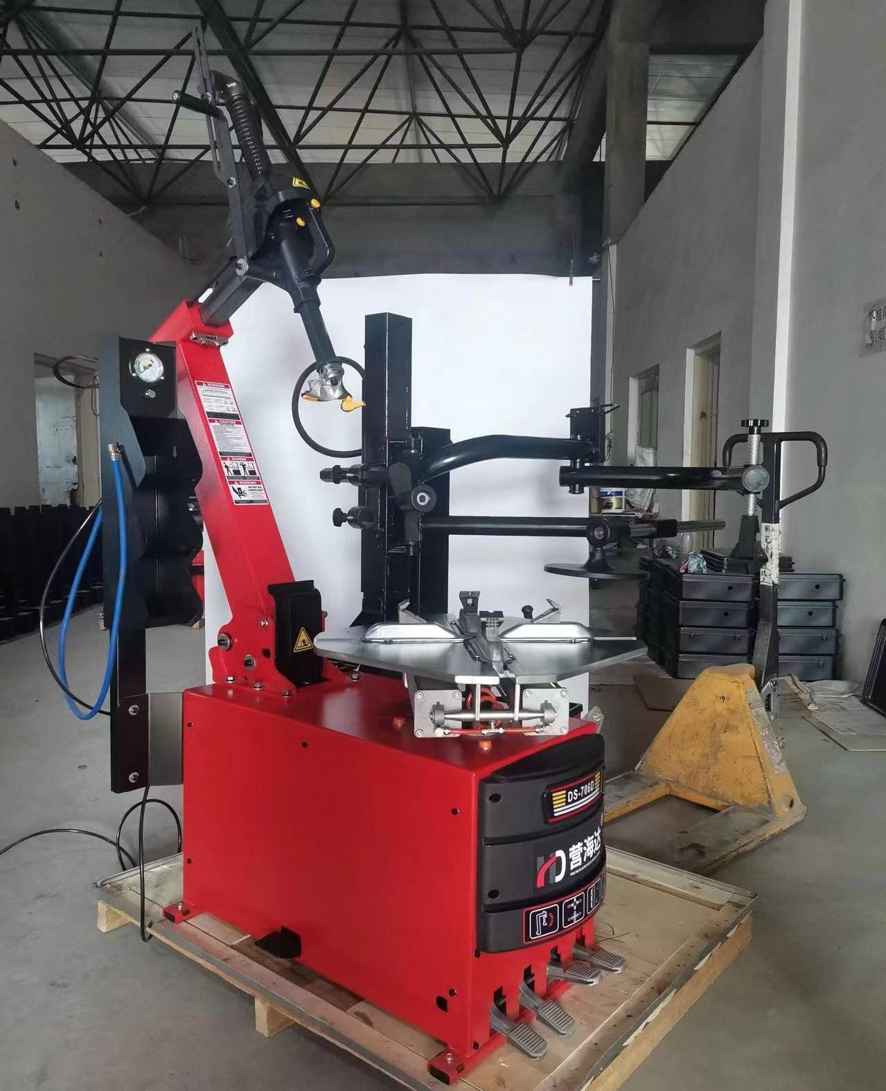 Workshop Automatic Lean Back Tyre Changer and wheel balancer machine Tire changing machine and tire balancer