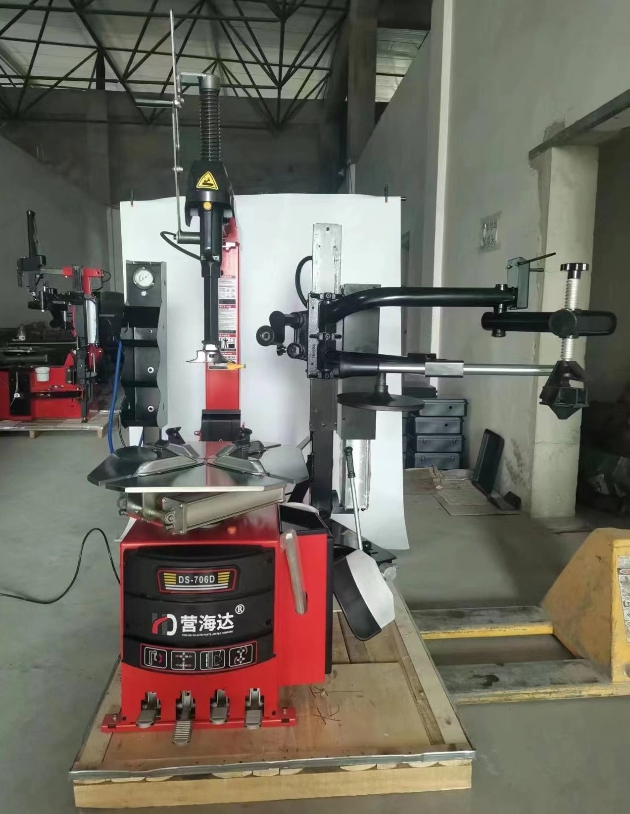 Workshop Automatic Lean Back Tyre Changer and wheel balancer machine Tire changing machine and tire balancer