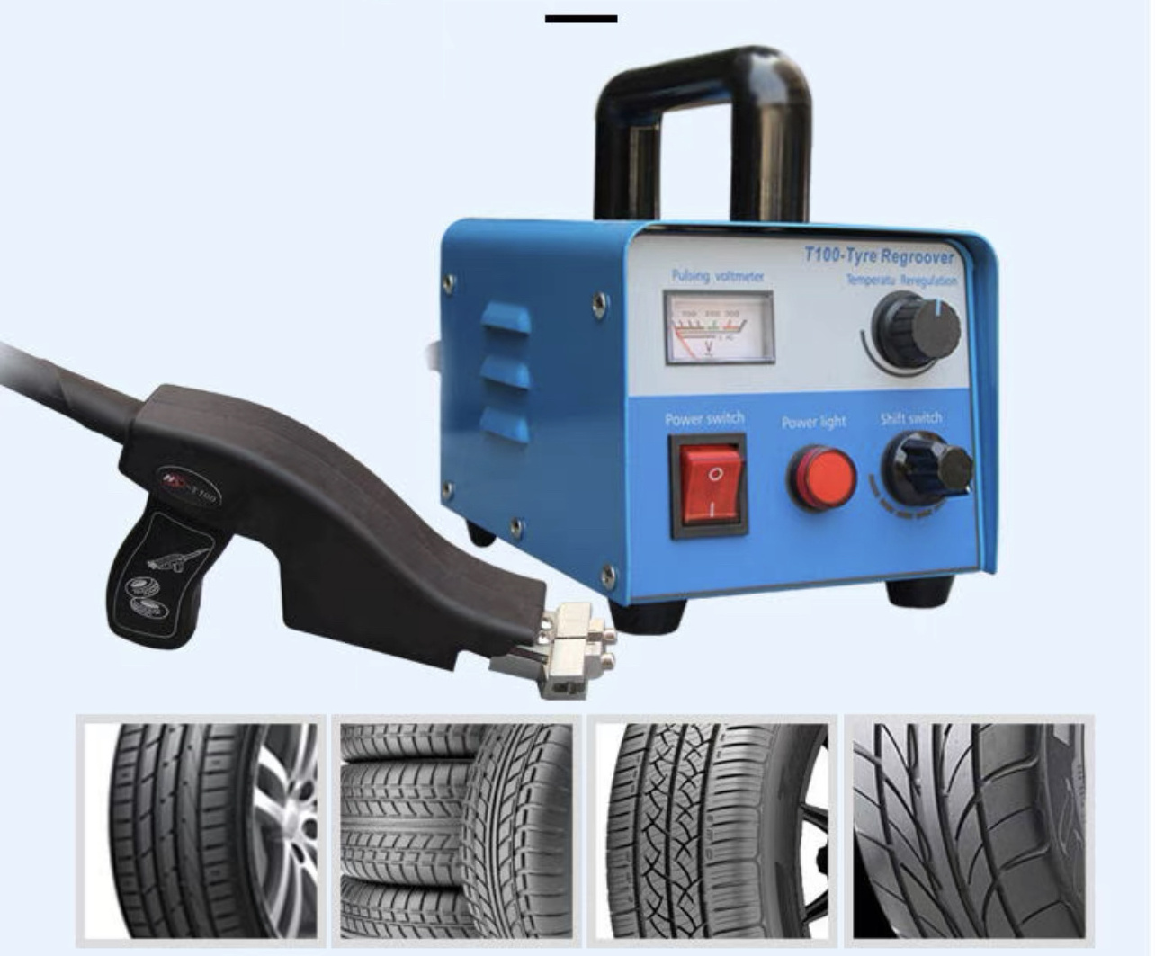 Hot selling Tyre regroover machine  Tyre groove machine with 20 pcs blades Truck tire carving machine