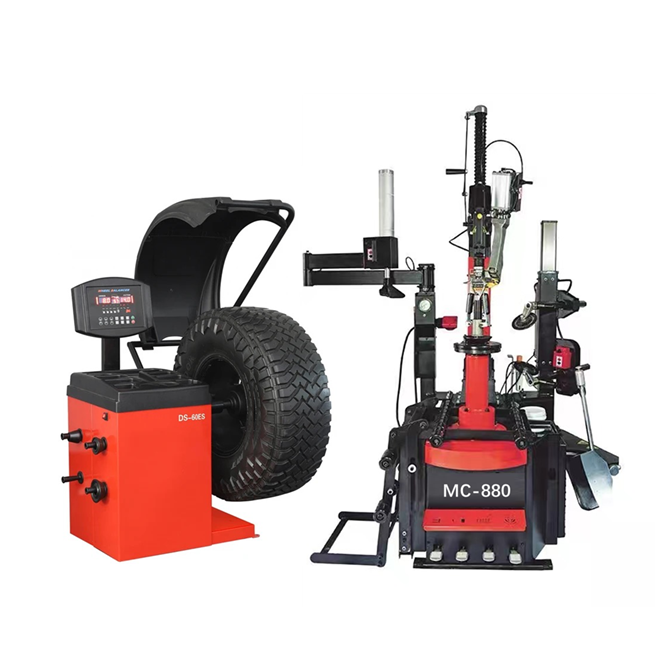 Automatic tyre changer and wheel balance Combo for Max rim 28 inches Workshop tire changer and wheel balancer Machine