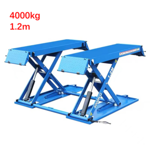 1.2m/1.4m and 4t Mobile Scissor Car lift 4000kg Movable Scissor lift platform