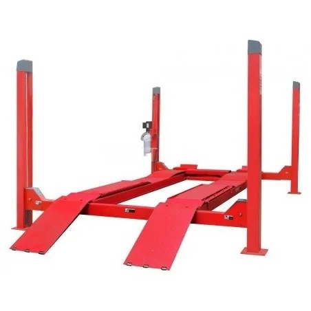 Factory price Hydraulic Four post car lift for wheel alignment and car repair Capacity 4000kg with CE certification