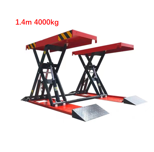 1.2m/1.4m and 4t Mobile Scissor Car lift 4000kg Movable Scissor lift platform