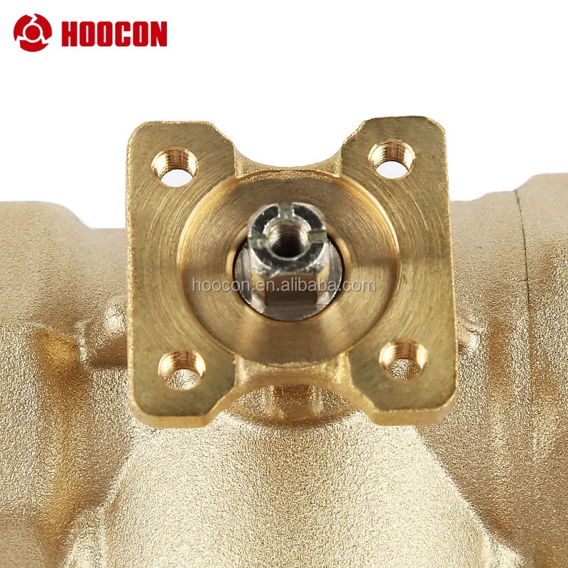 3 Way Ball Valve Standard Electric Brass Valve DN40