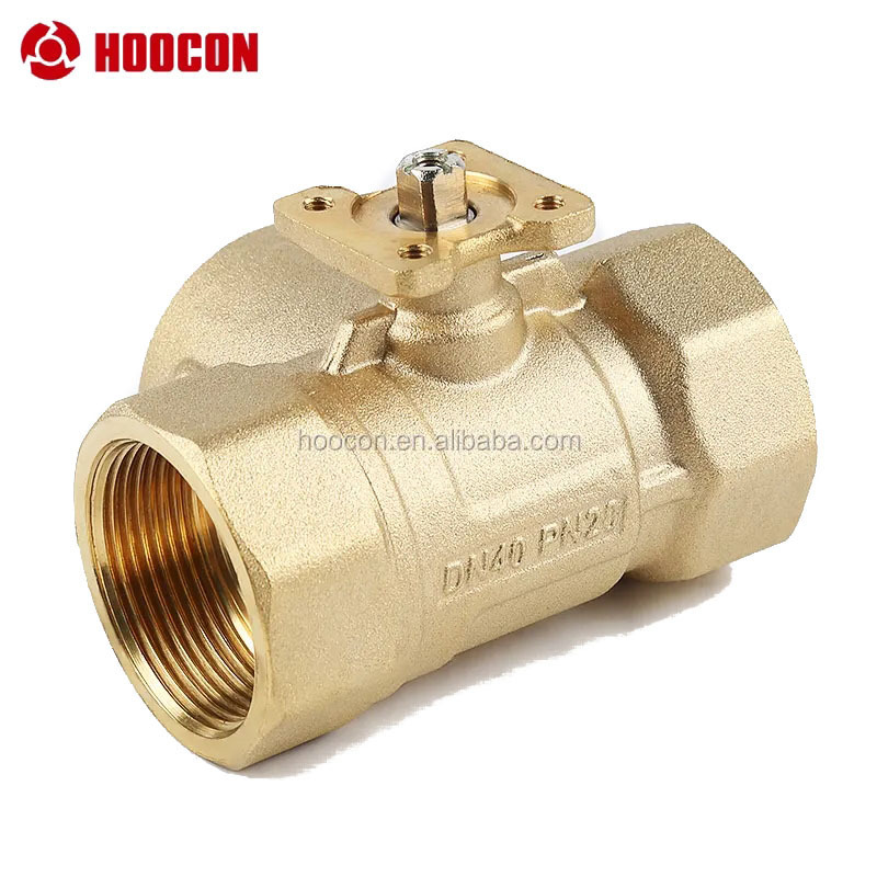 3 Way Ball Valve Standard Electric Brass Valve DN40