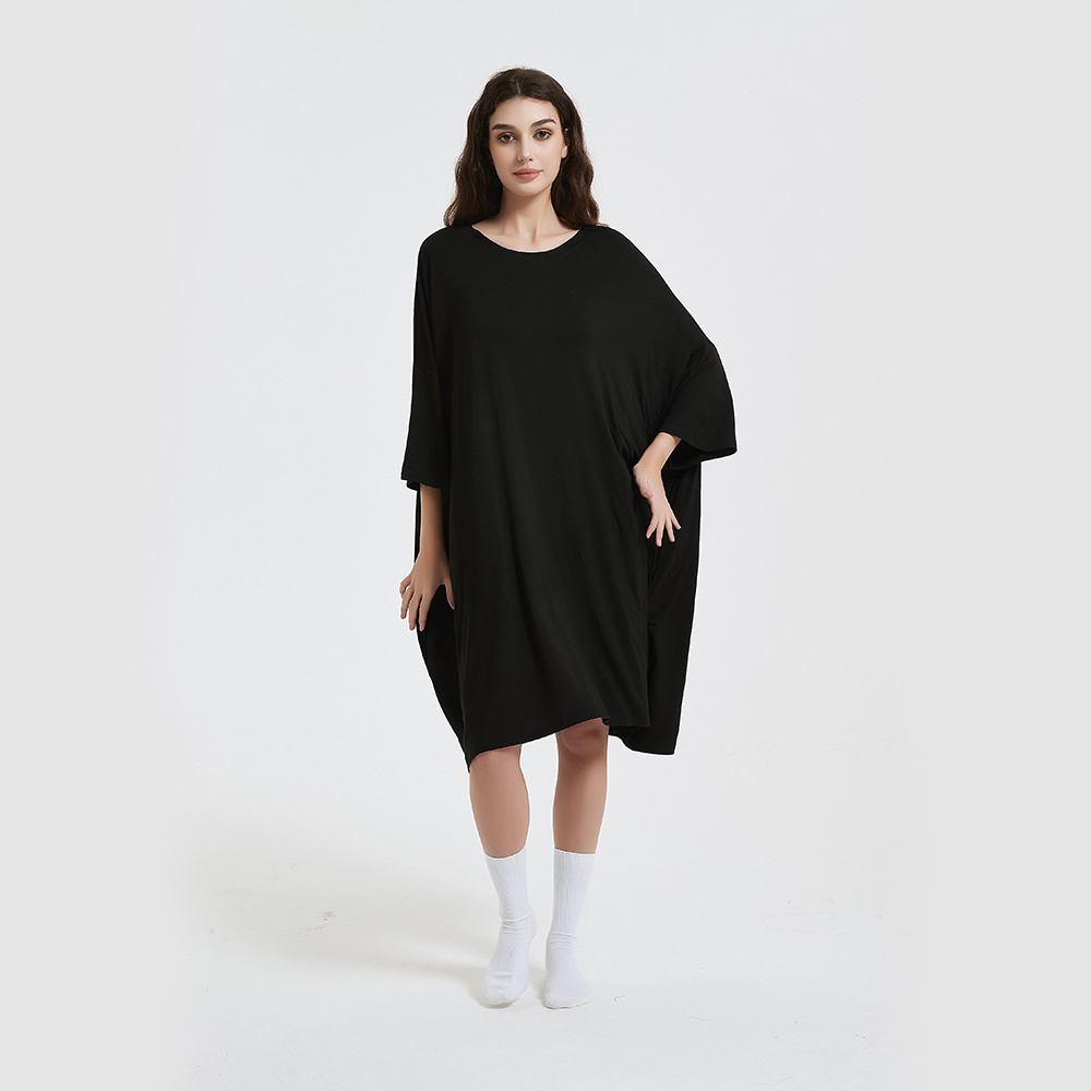 Bamboo Oversize Sleep Tee's Shirts Night Tee shirts Oversized Nightgowns Cute Nightdress girls sleepwears women's sleepwear