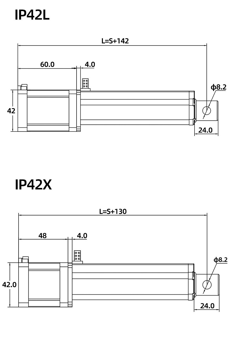 Micro DC Electric Push Rod Telescopic Rod Stepper Motor With Adjustable Speed And Stroke Optional Electric Linear Motor